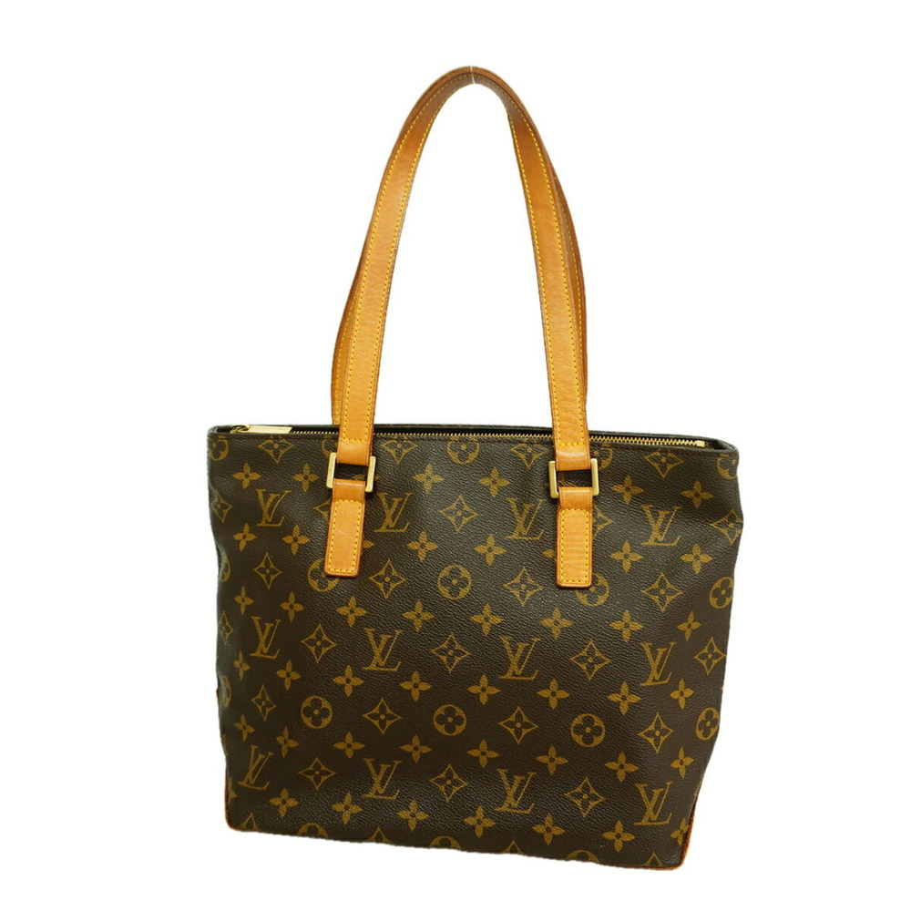 Louis Vuitton Monogram Cabas Piano Tote Bag M51148 Brown Women's